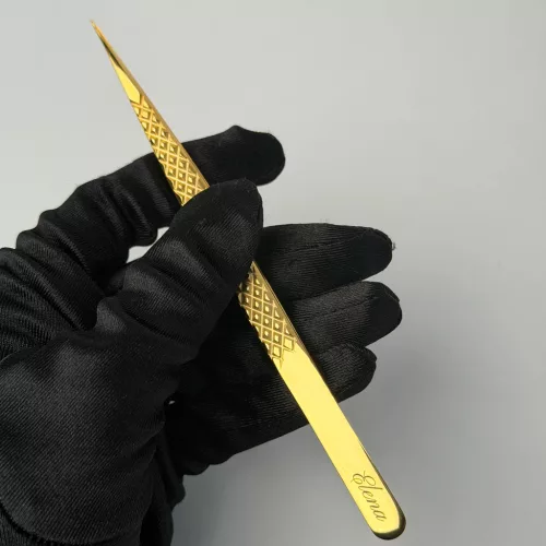 ELENA 24K GOLD Straight - Isolation Lash Tweezers