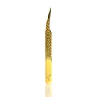 ZOYA - 24K GOLD - ferde izoláló szempillacsipesz