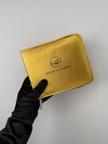 Csipesztartó táska - 10 db - Arany