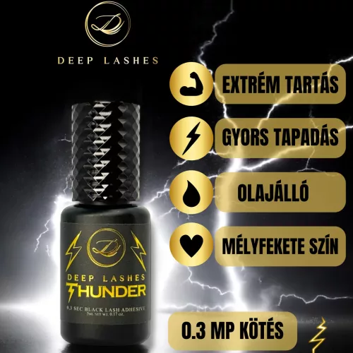 Deep Lashes THUNDER 0.3s Black Lash Adhesive