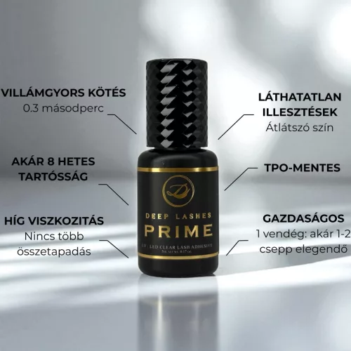 Deep Lashes PRIME UV/LED CLEAR Lash Adhesive