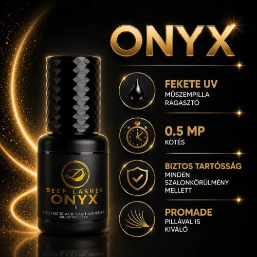 ONYX UV fekete műszempilla ragasztó