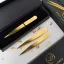 24K Gold Brow Tweezers - Pointed Tip
