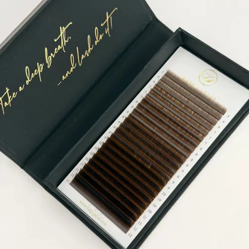 22 soros – MIX • Brownie • C ív • 0.07 – Barna Műszempilla