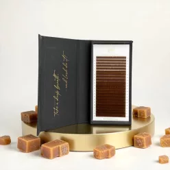   16 soros kétméretes – Toffee • CC ív • 0.07 – Barna Műszempilla