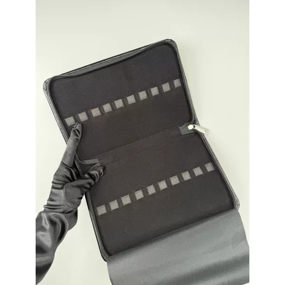 20-Slot Tweezer Case - Black
