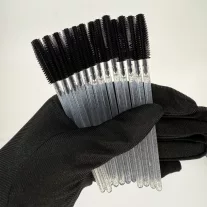 Silicone Lash Brush - Black / Pink