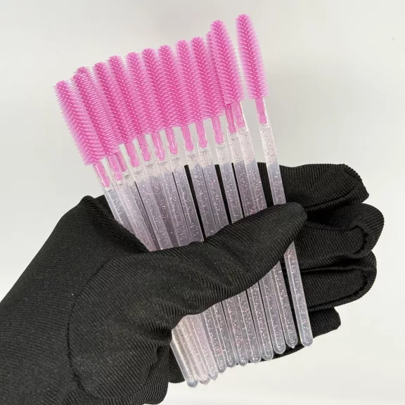 Silicone Lash Brush - Black / Pink