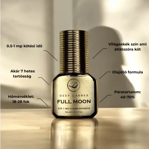 Deep Lashes FULL MOON 0.5-1s Clear Lash Adhesive