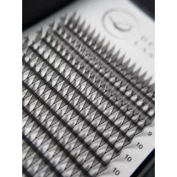   20 Rows ANIME - MIX • 0.07 - Eyelash Extensions - Premium Black Collection