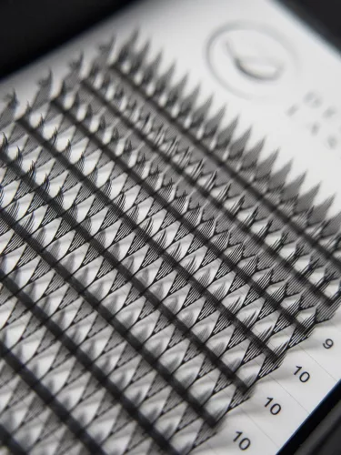 20 Rows ANIME - MIX • 0.07 - Eyelash Extensions - Premium Black Collection