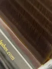 20 Rows - MIX • Dark Chocolate • 0.07 - Brown Eyelash Extensions