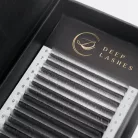 Deep Lashes Glitter Silver - MIX • M Curl • 0.07 - Lash Extensions - Limited Edition