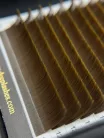 20 Rows - MIX • Hazelnut Brown • C Curl • 0.07 - Brown Lash Extensions