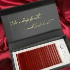 20 Rows MIX • Wine Red • 0.07 - Colored Lash Extensions