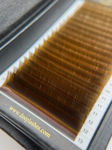 20 Rows - MIX • Dark Brown • 0.07 - Brown Lash Extensions