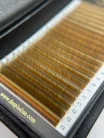 20 Rows - MIX • Light Brown • M Curl • 0.07 - Brown Lash Extensions